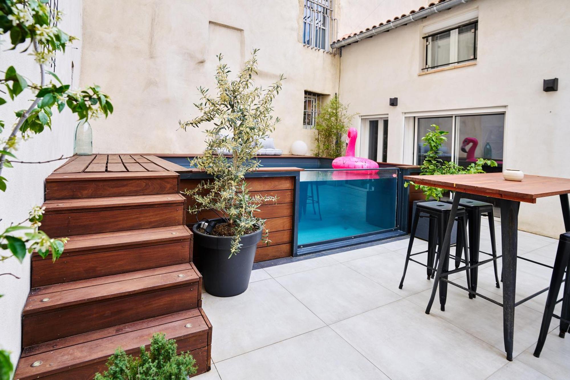 Maison De Ville Moderne Climatisee Avec Piscine Morieres-les-Avignon Kültér fotó